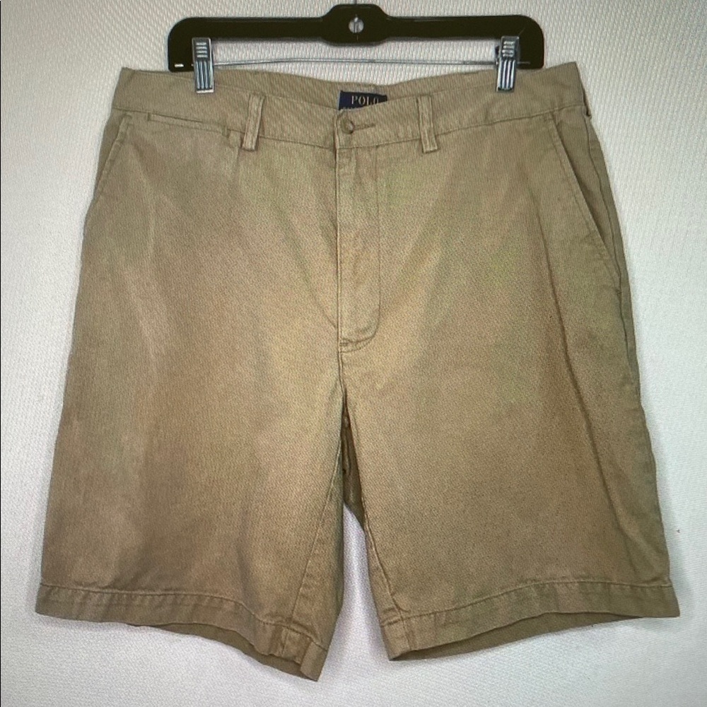 Polo by Ralph Lauren Men's Tan Cotton Casual Shorts